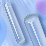 Glass Anal Butt Plug Sex Toys Transparent Smooth Anal Plug Adult Toys Anal Trainer Buttplug Anal Dildo For Women Men Couple Crystal Analplug Anal Dilator Sex Toy Anal Expander Training Dildo (S)