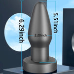 Anal Plug Tapered Shaped Butt Plug With Suction Cup Prostate Massager Dilator Sex Toy For Men Women Masturbation (M)