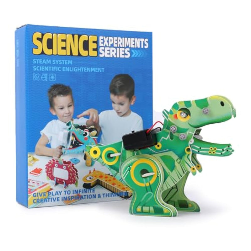 Playnovate Metal Detecting Dino Stem Kit | Electronics Circuit Science Toy For Kids | Light & Sound | Includes Qr Engineering Tutorials | Birthday Gifts For Boys & Girls Age 8,9,10,11,12 Years