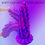 Fantasy Realistic Silicone Anal Dildo For Adult, Huge Unique Monster Dildo With Barbs & Strong Suction Cup, Big Dragon Anal Butt Plug G-Spot Prostate Stimulator Masturbator Sm Sex Toys For Women