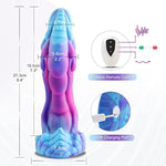10 Modes Wireless Control Dildo for Solo and Couple Play with App Remote