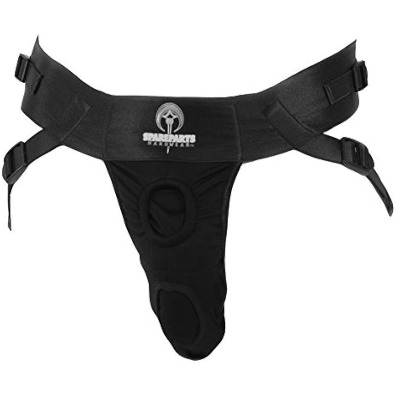 Deuce Male Double Strap Harness Adjustable Washable Strap On… (A, Belt 20"-50", Lower Hole 1.5"-1.87", Deuce Test)