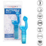 Original Butterfly Kiss Vibrator - Multi-Speed Waterproof Vibe – Adult Sex Toys For Couples - Clitoral G Spot Massager – Blue (Pack Of 2)
