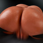 Bbw Pussy Ass Male Masturbator Sex Doll With Thickened Vulva & Everted Labia, Realistic Pocket Pussy Sex Toy With Realistic Skin Texture, 5.5Lb Brown Adult Male Sex Toy For Men Masturbation