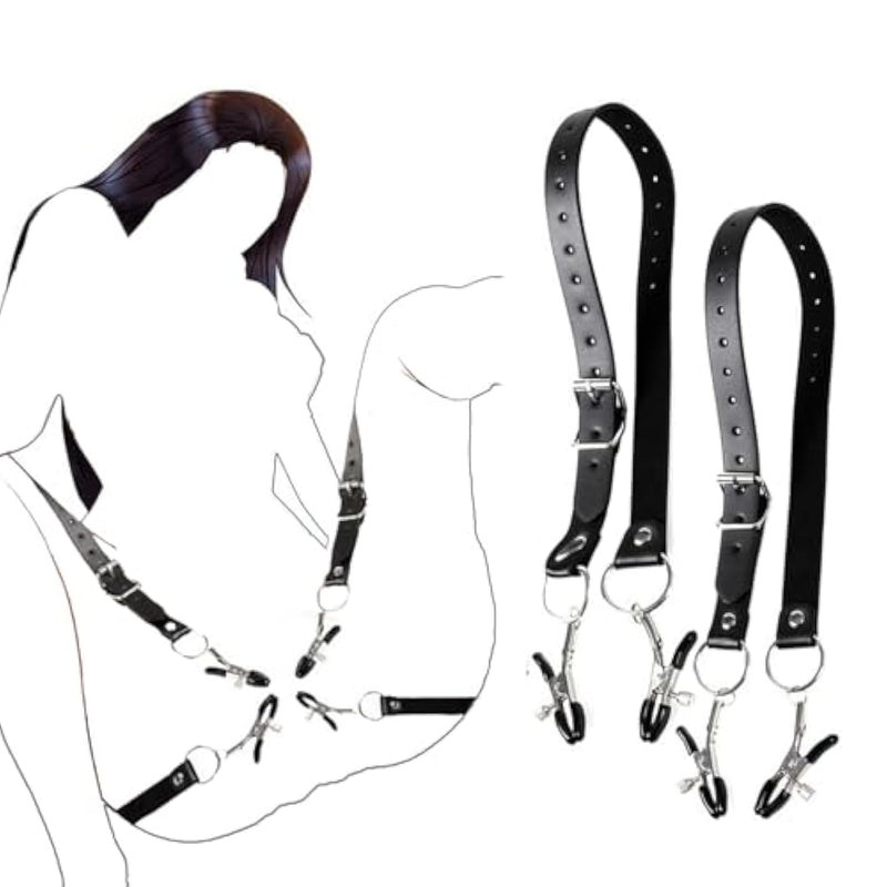 Labia Spreader For Women, Nipple Labia Clit Clamps Nipple And Vaginal Clamps Sex Toys, Bdsm Nipple & Clitoris Clamp Adult Sex Toys & Games For Couples Bondage