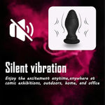 Bunny Tail Butt Plug Vibrating Buttplug Remote Anal Plug Vibrator Furry Tail Plug Faux Fur Silicone Analplug Sex Things For Couples Kinky Toy For Role Play Women Prostate Sexual Stimulation Device
