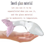 Crystal Glass Anal Butt Plug,Glass Anal Plug Crystal Dildo Classic Bulb Butt Plug Expansion Anal Masturbation Vagina Massager Unisex Sex Toy Glass Anal Plug For Men Women(Style 1)