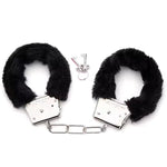Fluffy Handcuffs For Couples – Soft Sex Cuffs, Bedroom Handcuffs For Beginners, Adjustable Bdsm Handcuffs, Handcuff Sex Bed Adult Set, Kinky Handcuffs For Playful Bondage, Sex Handcuff (Black)