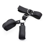 Restraints Kit Sex Handcuffs Collar Choker Bondage Bdsm Adjustable Adult Sexy Beginner Leather Sm Game Toys Tool