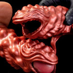 Silicone Penis Sleeve With Cock Ring-Waterproof Sleeve Extender For Men, Fantasy Dragon-Shaped Pennis Sleeve Girth Enhancer For Sex, Enlarged Thicker For Delayed Ejaculation (T404-F)