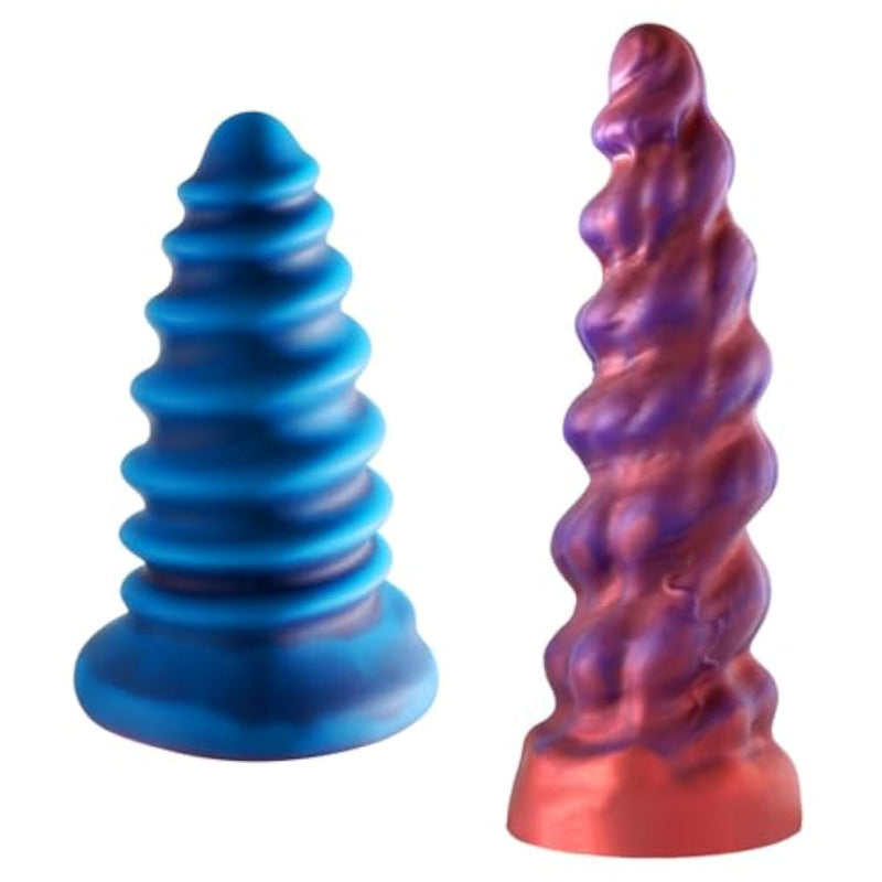 11.2Inch Huge Silicone Anal Plug + 15.6 Inch Huge Thick Monster Dildo