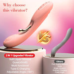Adult Sex Toys Dildo Vibrator - Clitoral G Spot Dual Stimulate Rabbit Vibrator With 2*9 Intense Vibration Modes, Female Vibrator Vaginal Anal Sex Toys Nipple Clit Massager For Women Couple(Coral Pink)
