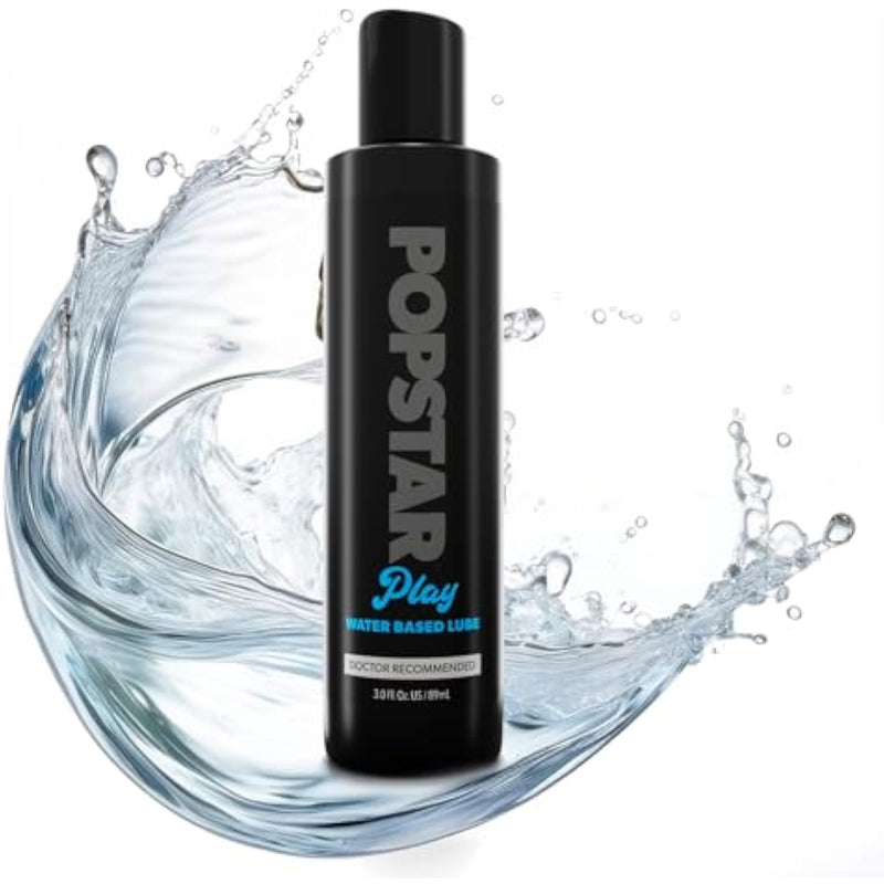Play Water Based Lube, Silky Smooth Personal Lubricant For Privacy And Toys, Vegan, Hypoallergenic, Ph Balanced, Condom Safe, Usa Made, 3 Oz