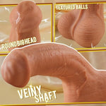 3 Inch Diameter Monster Horse Cock Dildo, 11.2'' Xl Extra Thick Dildos With Flared Head & Dual Density Silicone, Giant Huge Thick Dildo Anal Sex Toys For Gay Female Masturbation