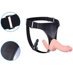 Strap-On Harness Realistic Dildos With Anal Plug, 7 Inch Large Dildo Can Bend As You Want (Adjustable Skeleton Inside)