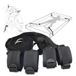 Bdsm Kit Bed Restraints Couples Sex Toys, Adjustable Bondage Restraints Set With Wrist Thigh Cuffs & Handcuffs,Sex Furniture For Bedroom Sex Bondage Gear & Accessories Adult Sex Toys For Men Women