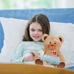 12" Get Well Soon Teddy Bear Stuffed Animal Get Well Soon Bear Stuffed For Kids Adult After Surgery Presents For Infant Broken Arm Teddy Bear Feel Better Bear