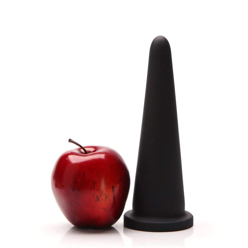 Adult Toys Cone Small Xl Butt Plugs - Ultra-Premium & Flexible Sex Toy For Sexual Wellness - Silicone Satin Prostate Massager, Waterproof, Anal Plug For Men, Women, Couples - Onyx Black