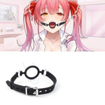 Bdsm Open Mouth Plugs, Female Sex Toys Open Mouth Plugs Silicone Mouth Plugs Adult Play Open Mouth Plugs Bondage Couples Toys Open Mouth Plug Play (Black)
