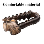 Silicone Cock Ring Butt Plug for Men Prostate Plug Anal Massager Device