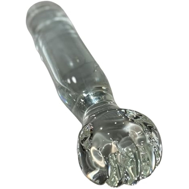 Elegant Solid Glass Fist Anal Dildo Secret Sculpture Decoration And Adult Bedroom Temperature Play Toy Sex Room Decor