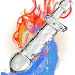 Glass Wand Anal Plug,Crystal Butt Plug Glass Anal Dildo Prostate Massager Sex Toy Glass Anal Dildo Adult Sex Toys Crystal Glass Pleasure Wand Dildo Glass Dildo Butt Plug For Women Men