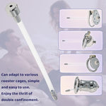 Flat Chastity Lock Accessories Stainless Steel Catheter Urethral Sound Sex Toys Long Silicone Hose Transparent Catheter Horse Eye Stick