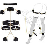 Bondage Set & Strap-On Vibrating Dildo