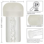 Optimum Series Automatic Smart Pump Replacement Sleeve Male Silicone Masturbation Sleeve – 5 Inch Adult Male Masturbator Sex Toy – Clear Maintenance Free, 1 Count