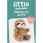 Little Snugglies Stuffed Animal | Soft Toy Gift For Kids (Sloth)