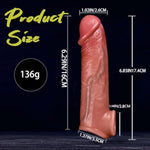 Reusable Penis Sleeve With Cock Ring Sex Toy Penis Extender Penis Enlarger Penis Pump Enlargement Adult Sex Toys For Men Couples
