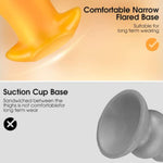 Big Butt Plug Anal Trainer: Ultra Soft Anal Plug Prostate Massager Dilators for Anus, Mango Shape Big Butt Toy Plug Anal Sex Toy, G-Spot Dildo for Beginners Advanced Players (Medium)