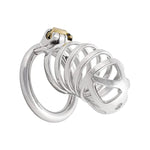 Chasity Cage Men Metal Chastity Device Breathable Male Abstinence Chastity Lock Cock Cage For The Best Men Companion J1250 50Mm