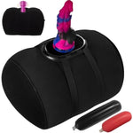 Universal Dildo Mount and Inflatable Sex Pillow for Men, Women, and Couples - Hands-Free Suction Cup Base with Adjustable Sex Furniture