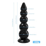 15.5Inch Huge Long Anal Beads + 12.6Inch Realistic Jelly Dildo