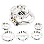 Men'S Super Small Chastity Device Belt Steel Stainless Cock Cage Easy To Wear Adult Game Sex Toy T1950 50Mm
