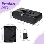 Lockable Sex Toy Storage Bag Lockable Sex Toy Box - With 1 Password Lock, 2 Drawstring Storage Bags (7.48In X 11.42In) For Discreet Dildo Storage Toys – Perfect For Women And Men