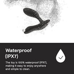 Vector+ Black Vibrating Butt Plug And Prostate Massager & Bond Adjustable Wearable Vibrating Cock Ring - App Controlled Couples Sex Toys Bundle