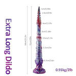 21.1In Extra Long Butt Plug,Long Monster Dildo Silicone With Strong Suction Cup,Anal Plug For Deeper Stimulation,Anal Dildo For Women Men Couples