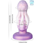 Anal Dildo Thick Anal Plug With Suction Cup, Soft Silicone Octopus Anal Sex Toys Big Anal Trainer Toys Helloween Dildo Anal For Women And Men (Pink-S)