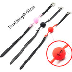 Sex Gags Ball Gag Silicone Ball Gag Bondage Ball Mouth Plug Gag For Sex, Bdsm Restraints Toys Sex Gag Muzzles (Black)