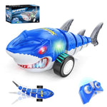 Remote Control Shark Car,Rc Cars,Toys For Kids Age 4 5 6 7 8 12 With Swinging Tail, Led Lights, Toddlers Birthday For Boys And Girls,Juguetes Para Niños