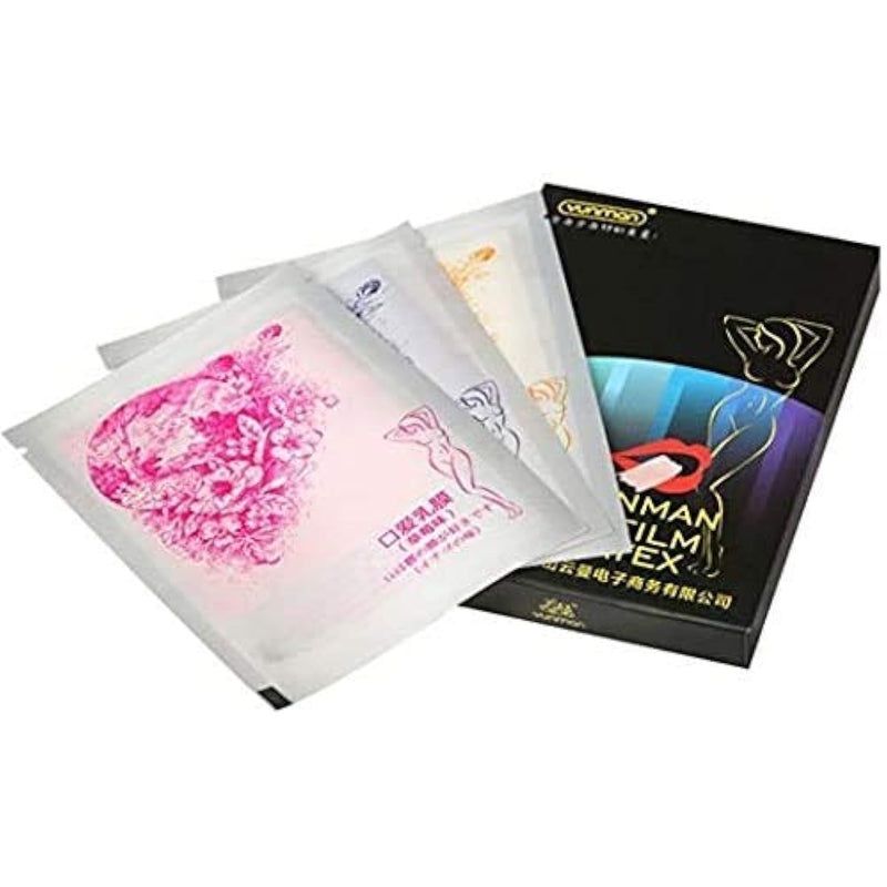 3Pcs/1 Box Oral Membrane Oral Sex Film Flavored Premium Safe Oral Sex Love Accessory For Man Women