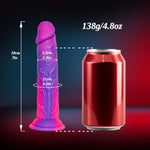 Strap On Beginner Slim Dildo Fantasy Small Sex Toy For Lesbian Women, Wearable Strapon Harness With 7 Inch Realistic Silicone Soft Anal Dildo Suction Cup, Adjustable Strap On 6 Inch Dick Adult Sex Toy