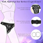 Strap On Dildo Sex Toys?Adjustable Strap On Harness With 7 Inch Curved Silicone Anal Dildo For Men Women Couples, Wearable Strapon Lesbian Sex Toys With Sex Straps And Dildos For Pegging Play