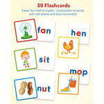 Wooden Short Vowel Reading Letters Sorting Spelling Games, Site Cvc Words Learning Flashcards Alphabet Puzzle Montessori Educational Toy Gift For Kids 3 4 5 Years Old