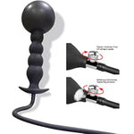 Expansion Diameter 1.2'' To 4.7'' Sex Dildo Butt Plug Inflatable Anal Plug Silicone Expand Dildo Anal Toys Anal Sex Toys, Black