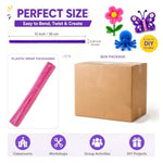 25 Colors 5000 PCS Pipe Cleaners 12 Inch Chenille Stems Bulk Pack
