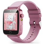 Kids Watches For Girls Toys Age 4-12, Smart Watch For Kids With Camera, 26 Puzzle Games, Alarm Clock, Pedometer, Audiobook, Learn Card, Toddler Watch Birthday Gift For 8 9 10 Year Old Girl