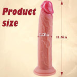 12 Inch Silicone Realistic Large Giant Dildo For Women, Extra Huge Thick Giant G-Spot Dildo With Suction Cup, 11" Xxl Fat Big Large Long Anal Dildos Penis Butt Plug Adult Sex Toy For Men Gay Lesbians